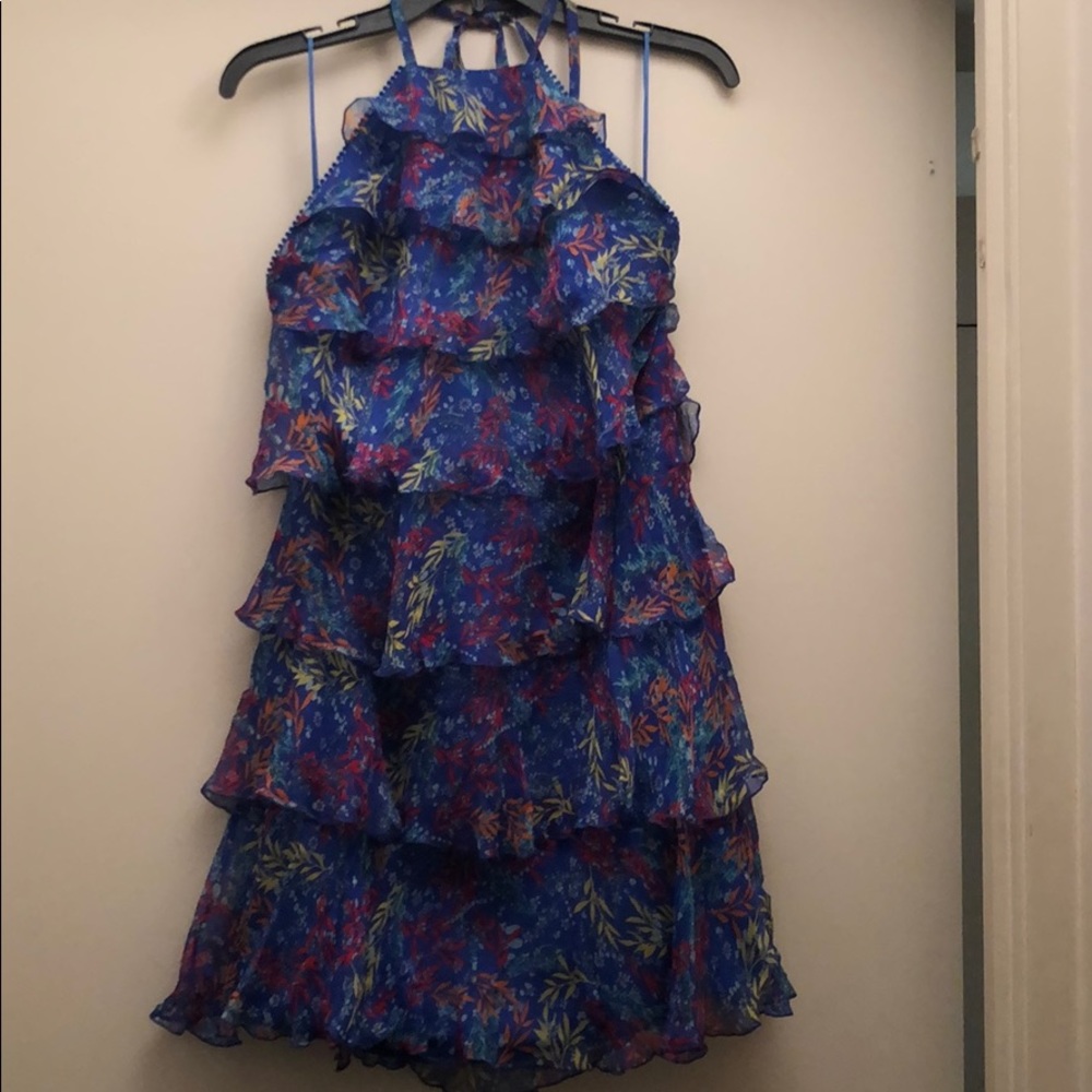 Saloni halter dress